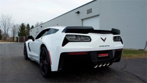 Chevrolet Corvette Z06 Performance Exhaust - Rear - CORSA Performance - Axle Back, Dual Rear Exit, Quad 4.5in Tip, Sport - Polished - `17-`19